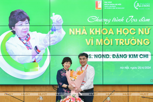 Tôn vinh nhà khoa học nữ Bách khoa Hà Nội vì môi trường