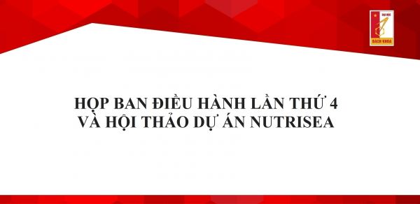 Họp Ban điều hành lần thứ 4 Dự án NutriSEA